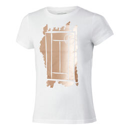 Tenisové Oblečení Tennis-Point Glitter Court T-Shirt